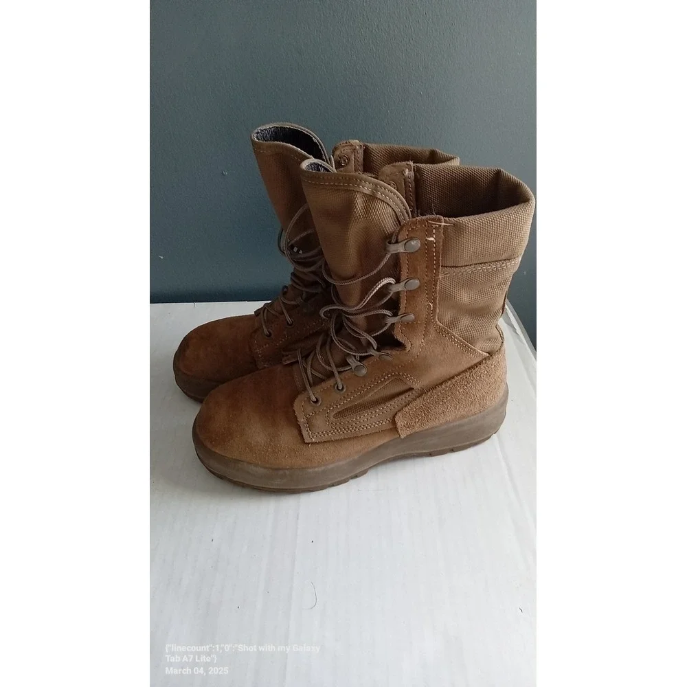 Military Style Boots Combat‎ Tactical Work Hiking Suede Leather